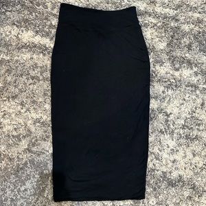 Leith Black Pencil Skirt